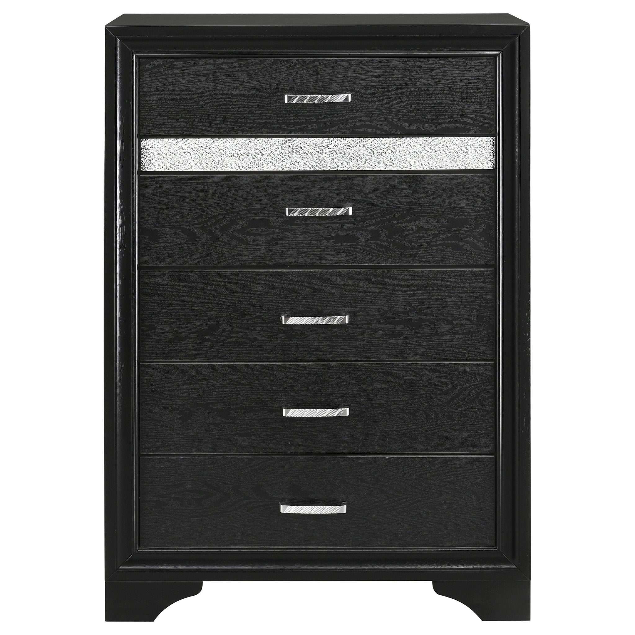Miranda 6-drawer Bedroom Chest Black