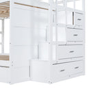 Bunk Bed With Twin Size Trundle And Staircase