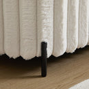 Flip Top Storage Bench With Metal Legs