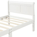Platform Bed Frame Mattress Foundation Sleigh Bed With Headboard / Footboard / Wood Slat Suppor