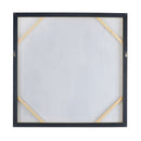 Modern Oil Painting, Square Framed Wall Art For Living Room Dining Room - Multicolor