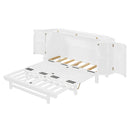 Murphy Bed With Hidden Storage & Modern Woven Design