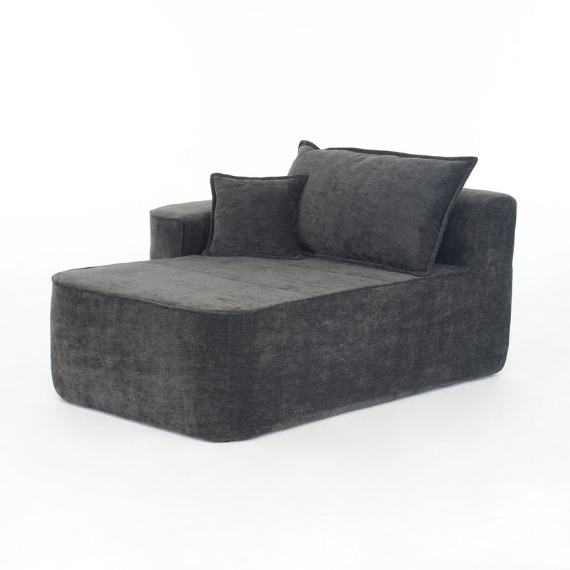 L-Shaped Sectional Sofa Couch With Chaise, Extra Deep Seats
