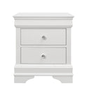 Shaker - 5 Pieces Bedroom Set With Crystal Inspired Tufted Headboard And LED Lighting