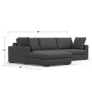 Charlie - Upholstered Deep Seater Sectional Sofa