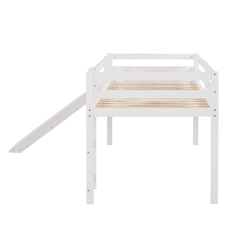 Loft Bed With Slide, Multifunctional Design