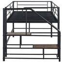 Loft Bed With Storage Stairs And Metal Frame