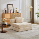 Convertible Floor Sofa Bed With Fixed Shape Frame For Living Room
