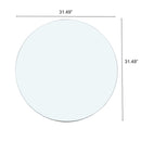 Round Tempered Glass Table Top