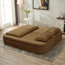 Multi Functional Sectional Sofa Bed With Independent Chaise Lounge And Functional Blanket