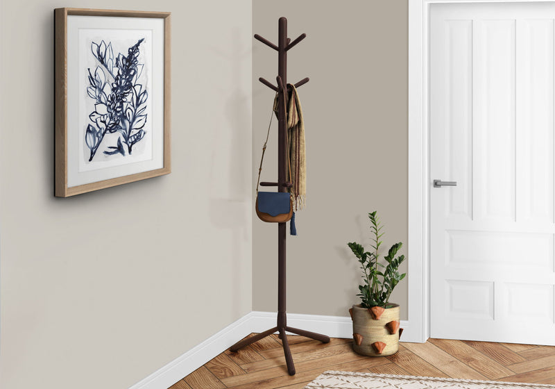 Free Standing Coat Rack 9 Hooks For Entryway