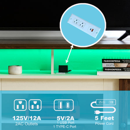 LED Farmhouse Style TV Stand for 65/70/75 inch TV with Outlet, Tall Body Media Entertainment Center Console, Adjustable Storage Shelves and Glass Door Cabinet