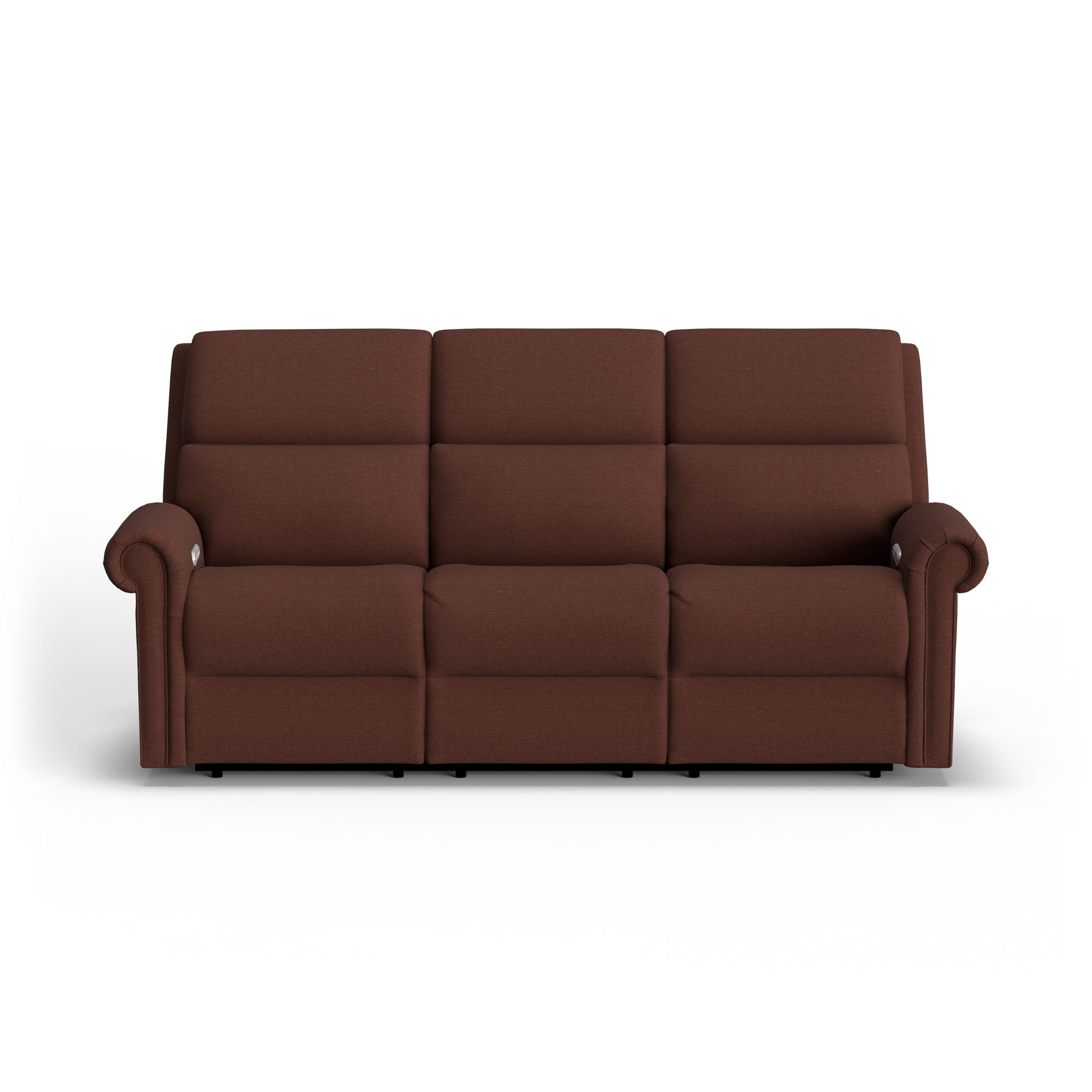 Bernard - Power Reclining Sofa With Console, Power Headrest, & Lumbar