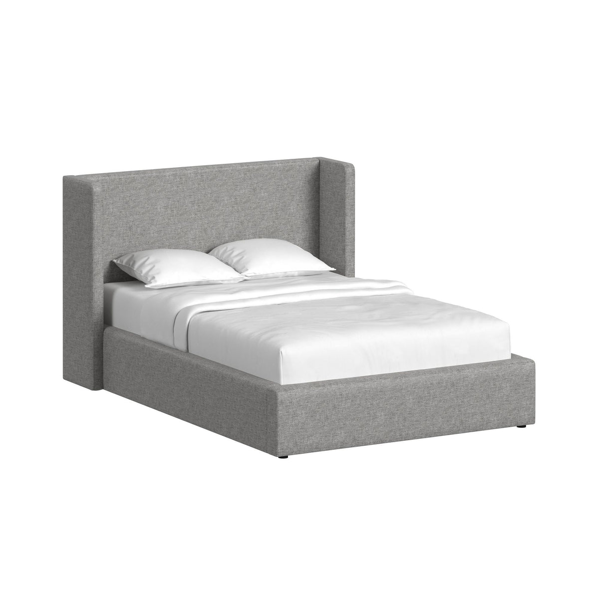 Angeline Complete Non-Storage Bed in Gray by Elements International