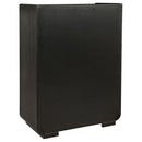 Leandro - 5-Drawer Bedroom Chest Of Drawers - Burnished Black