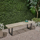 Intrinsic - Outdoor Dining Bench With Slat Top