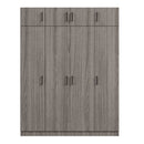 Contemporary 4 Door Wardrobe With 1 Drawer And Top Cabinet