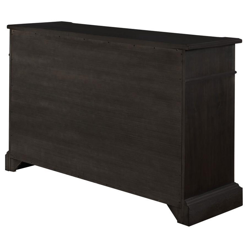 Phelps - 2-Door Rectangular Server - Antique Noir