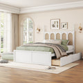 Platform Bed With With 2 Big Drawers With Trundle