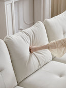 3 Seater Sofa Couch For Living Room, Modern Couches For Small Space, Cat Nest Sofa, For Cat Friendly, Comfy Couch With Waterproof And Cat Scratch Resistant Fabric