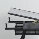 Adjustable Tempered Glass Drafting Printing Table With Chair