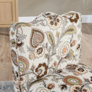Stylish Flannel Dining Chair With Soft Cushion And Backrest