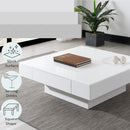 Khaim - Coffee Table - White High Gloss