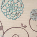 Contemporary Loveseat With Upholstered Fabric And Birch Wood Legs