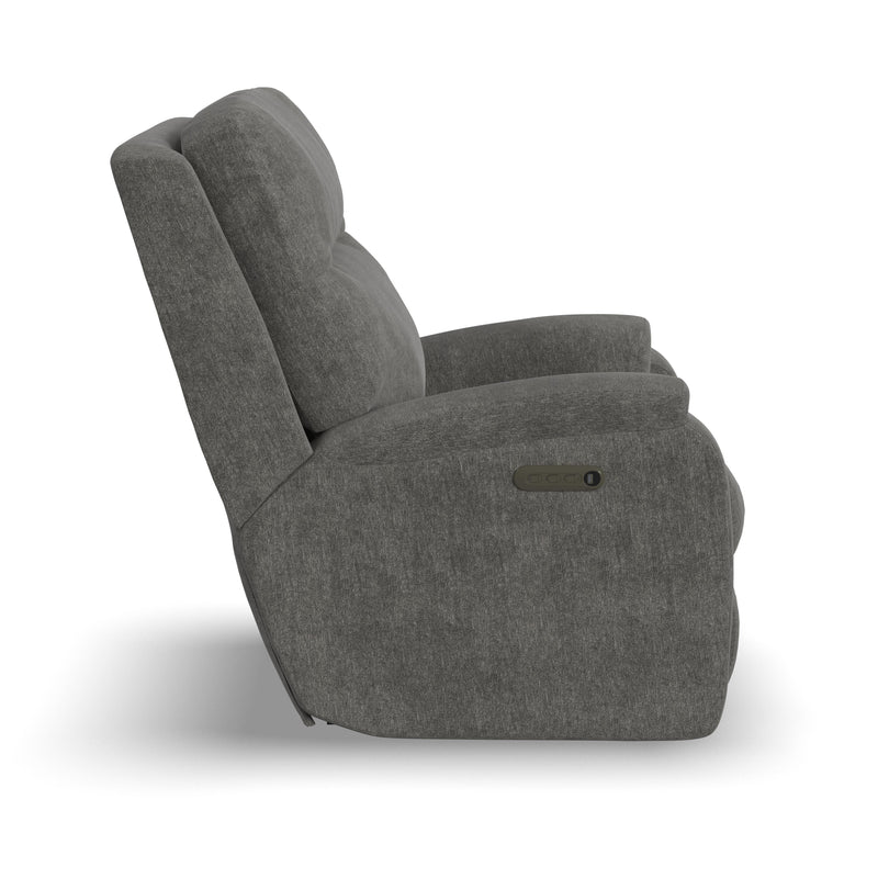 Penn - Power Rocking Recliner with Power Headrest & Lumbar