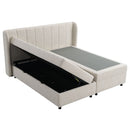 Adonia - Queen Bed With Storage - Beige