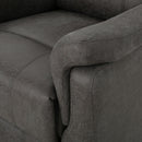 Contemporary Glider Recliner With Swivel Function