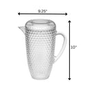 Diamond Cut Unbreakable Plastic Water Pitcher With Lid