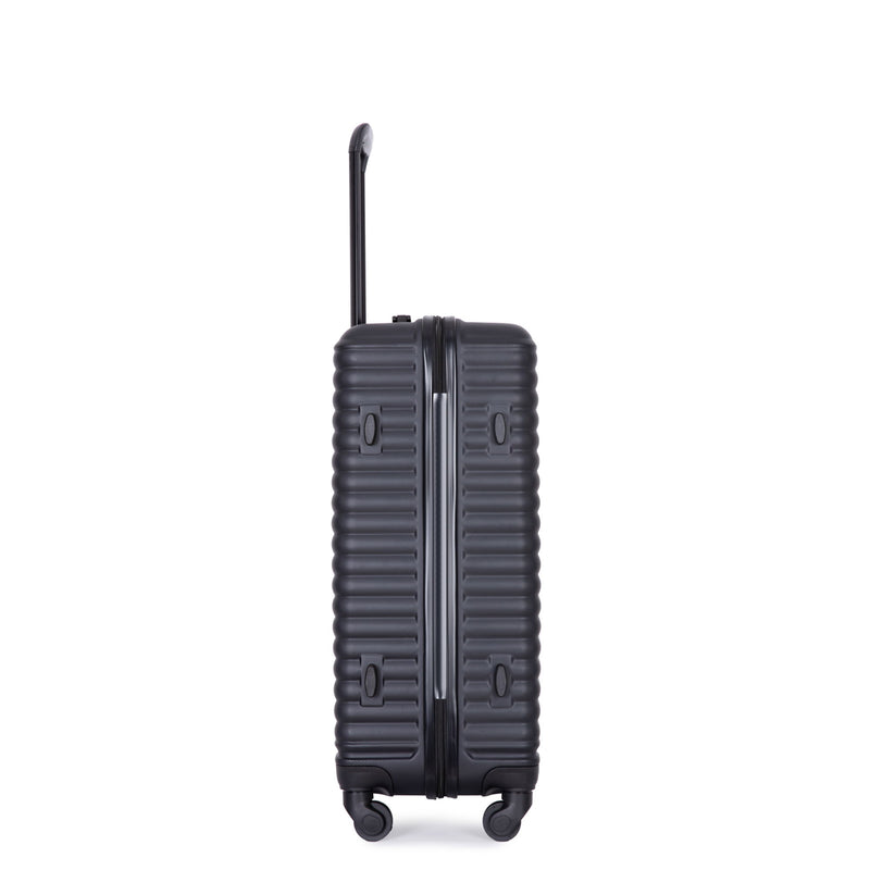 3 Piece Luggage Sets Lightweight Suitcase With Two Hooks, Spinner Wheels, Tsa Lock