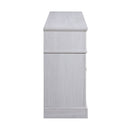 Terra - TV Stand Console With Fireplace - White Walnut