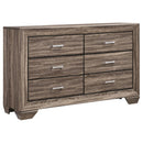 Kauffman - Transitional High Headboard Panel Bed Bedroom Set - Atlantic Fine Furniture Inc