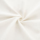 Contemporary Elegant White Chenille Sofa With Storage And Ottoman