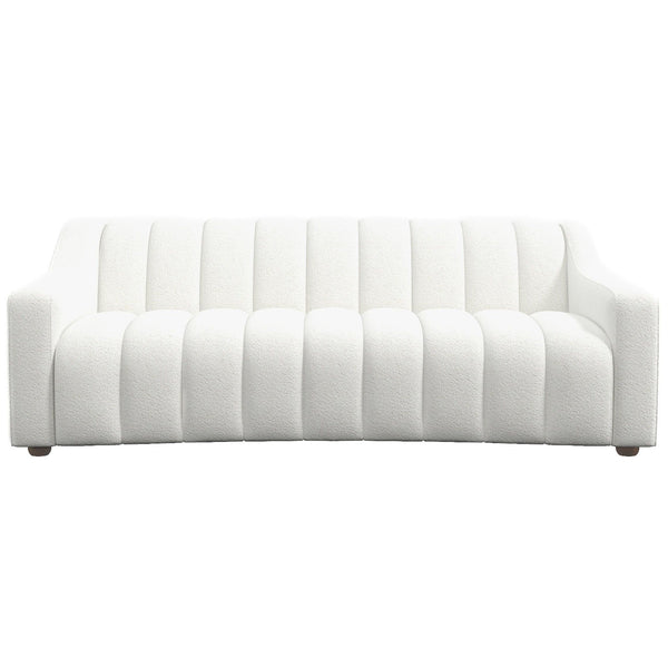 Marcus - Luxury Tight Back Boucle Couch - Cream / Creamy White / Ivory