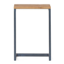 Kacha - Modern Industrial Firwood Nesting Tables (Set of 3) With Iron Frame - Antique Brown / Black