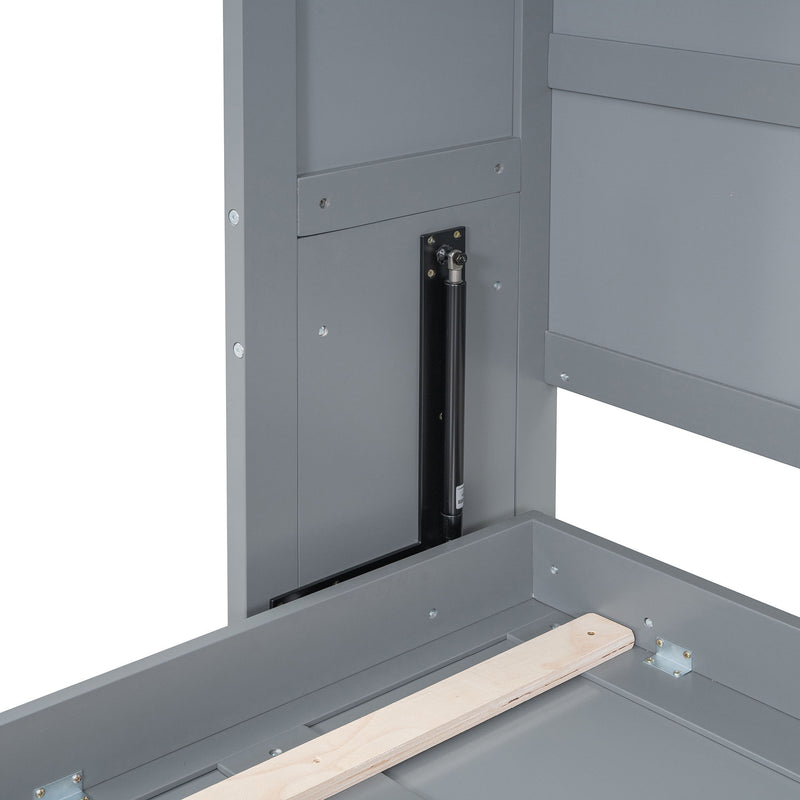 Murphy Modern Bed With Top Cabinets For Space Saving And Comfort