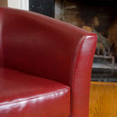 Zenithon - Upholstered Club Chair With Rounded Back