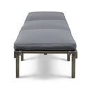 Ariana - Wood Chaise Lounge With Cushion