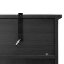 Fireplace TV Stand For Tvs Up To 65", Entertainment Center With 23" Electric Fireplace, Farmhouse TV Stand Industrial Media Console With Sliding Barn Door For Living Room - Dark Gray