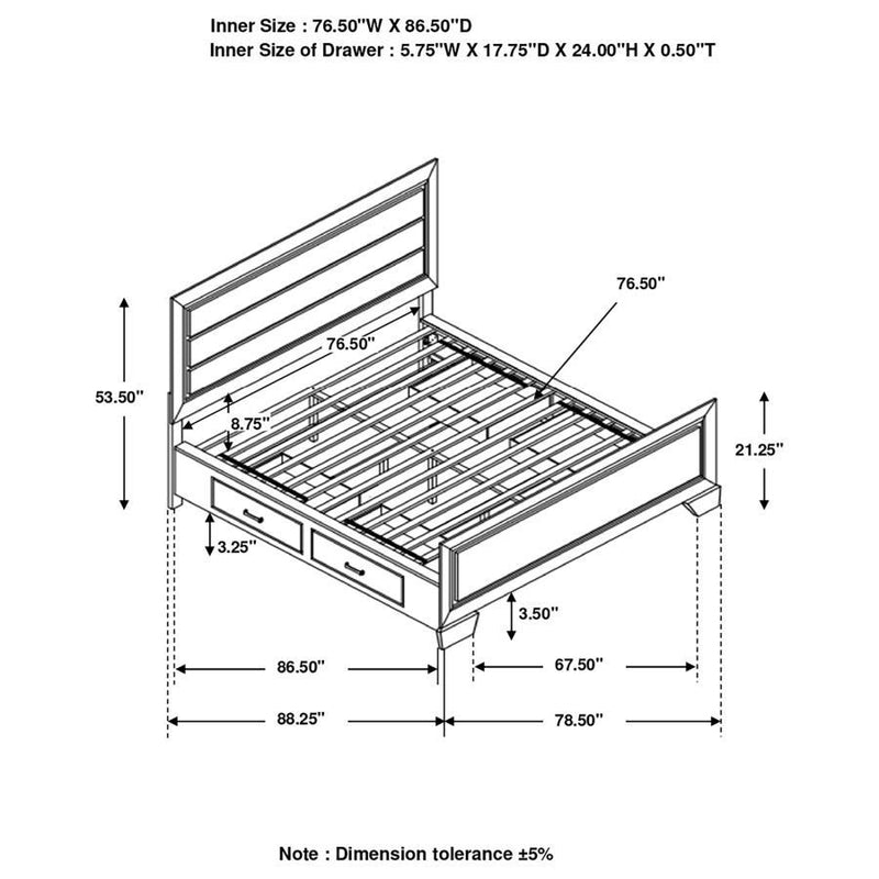 Kauffman - Storage Bed