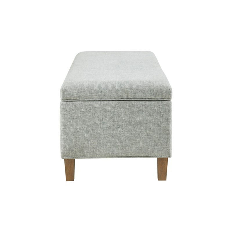 Marcie - Upholstered Storage Bench With Soft Close Lid - Blue