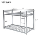 Metal Bunk Bed, Low Bunk Bed With Ladder