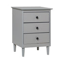 Classic 3 Drawer Solid Wood Nightstand