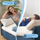 Oversized Single Sofa Chair Wide And Deep Seat, Modern Upholstered Comfy Blocking Couch Lounge With Pillows