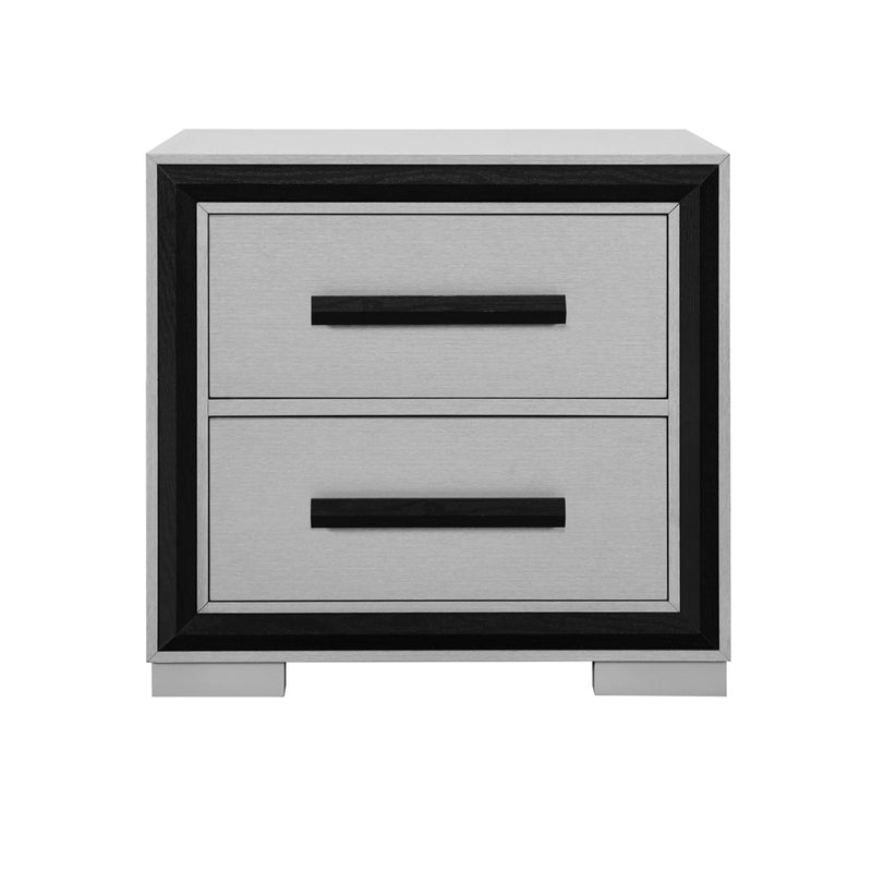 Adelaide - Nightstand - Gray / Black