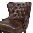 Holmes - Tufted High Back 360 Swivel Counter Height Barstool