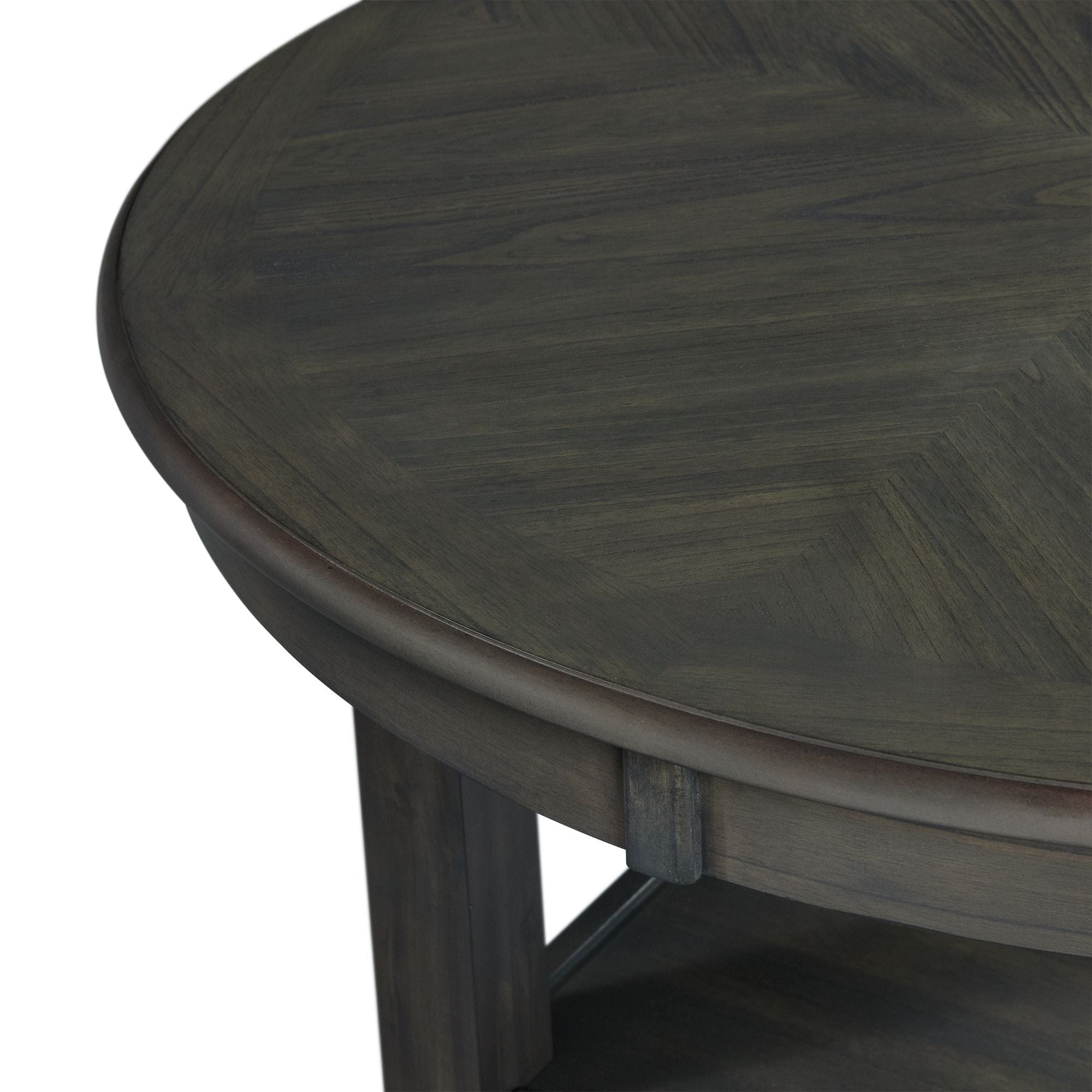 Amherst - Counter Table With Wood Leg - Gray Finish